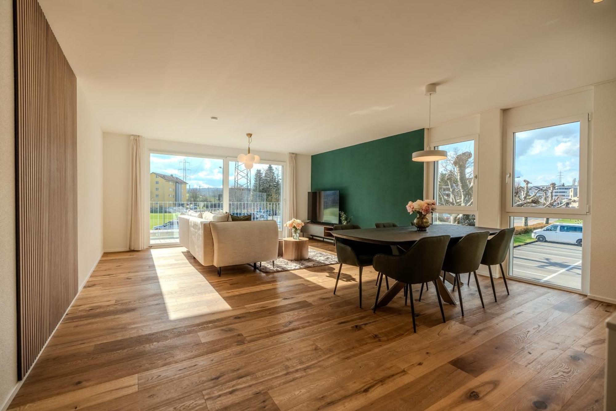 Visionary Hospitality Rothenburg, Lucerne - Premium Apartments With Free Parking, Washer, Kitchen, Terrace, 15' City Luaran gambar