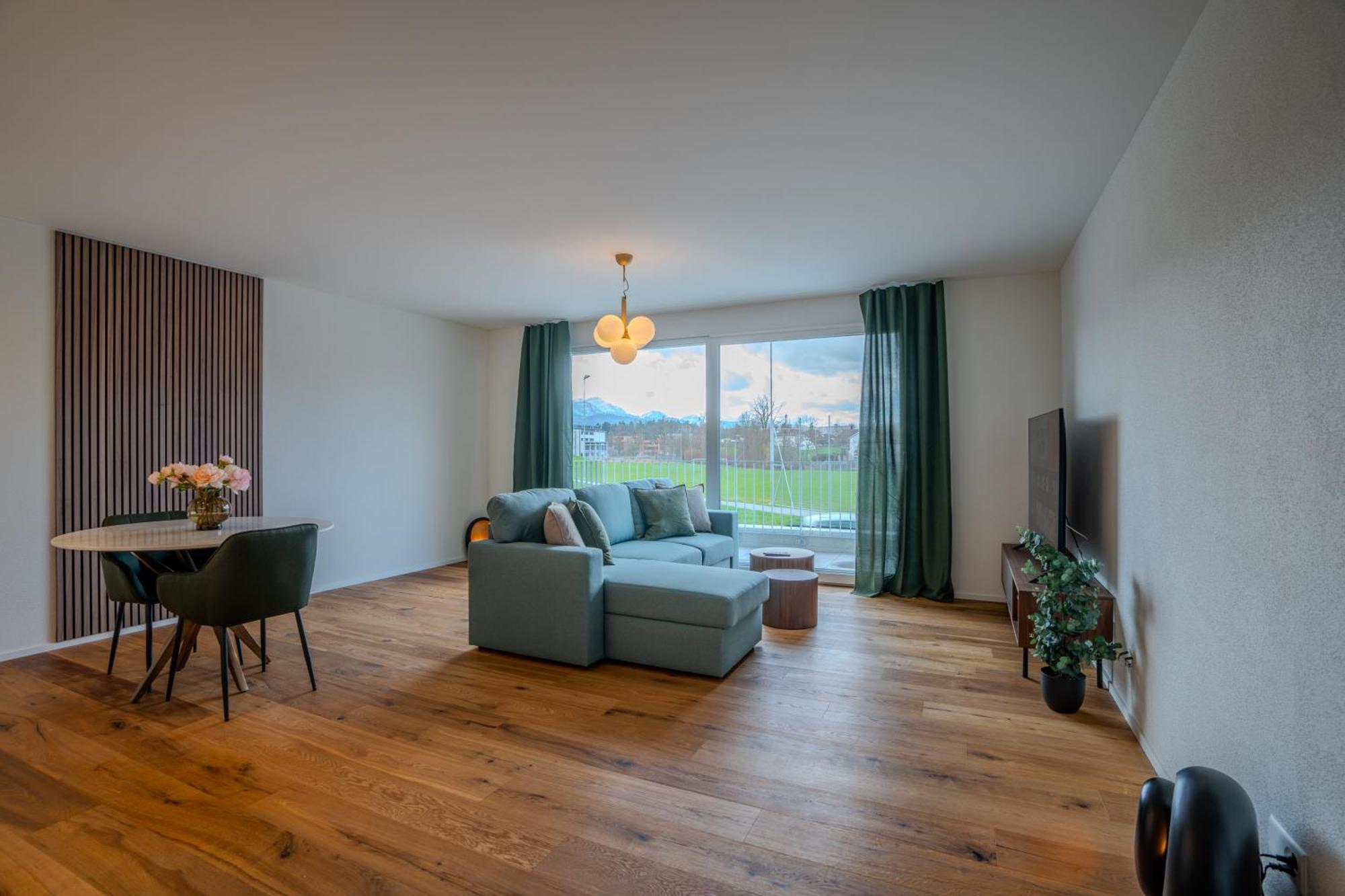Visionary Hospitality Rothenburg, Lucerne - Premium Apartments With Free Parking, Washer, Kitchen, Terrace, 15' City Luaran gambar