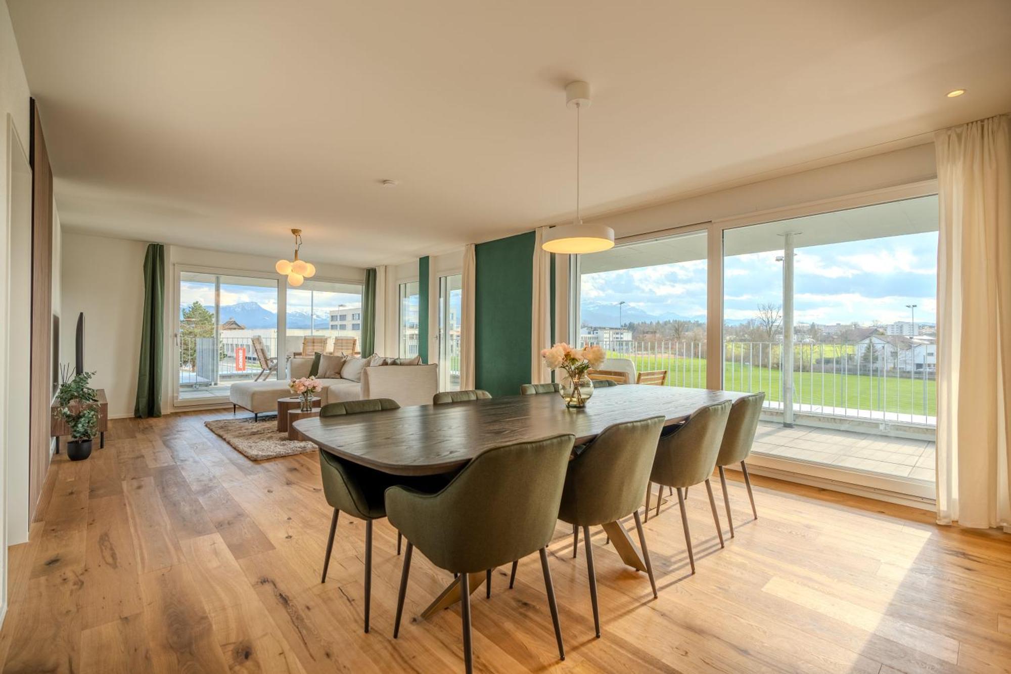 Visionary Hospitality Rothenburg, Lucerne - Premium Apartments With Free Parking, Washer, Kitchen, Terrace, 15' City Luaran gambar